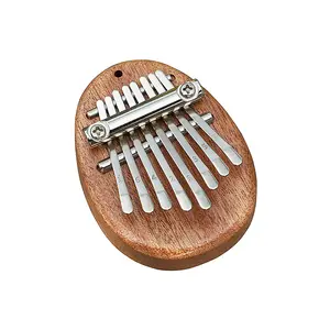 Toptan özel katı ahşap 8-tone başparmak lute mini karimba parmak lute