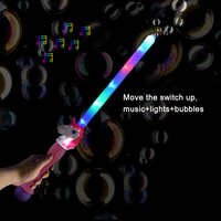 Jouets aquatiques unisexes, baguette magique à LED sur le thème du néon, jouet pour enfants, épée à bulles scintillantes en plastique, marchandises pour parcs d'attractions et parcs à thème