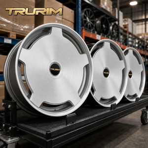 Nouvelles jantes forgées Trurim Chrome Argent Cinq branches 2 pièces à déport profond 17-22 pouces 5x112/114.3/120 pour Audi A4/A5/S4/S5/RS5 <span class=keywords><strong>Sport</strong></span> - Product Image 1