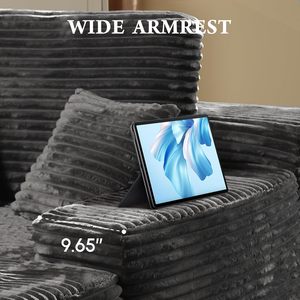Modern Luxury Single <strong>Sofa</strong> High Density <strong>Foam</strong> Compressed for Apartment Mall Villa Hospital School Living Room Use Direct - Product Image 3