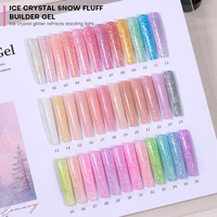 Gel dur professionnel pour construction d'ongles UV Premium 1kg 36 couleurs Formule rigide pour revêtement Fournisseur en gros de produits de beauté