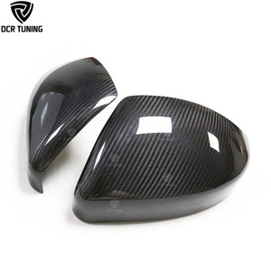 Cubierta de espejo retrovisor de fibra de carbono para coche, accesorio para Land Rover, <span class=keywords><strong>Range</strong></span> Rover, <span class=keywords><strong>Evoque</strong></span>/Discovery, Freelander, Jaguar f-pace, 2014 + - Product Image 4