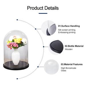 Kaars Dome Cloche Stolp Leverancier Helder Decoratief Glas Huisdecoratie Nautische Bloem Snelle Levering Bal & Globe 100 Geblazen - Product Image 4