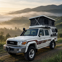 Camper de camping-car Expedition Truck Camper Pop-up Hardtop 4x4 Slide-in Overland Camping en aluminium