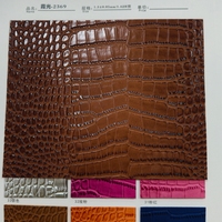 Cuir synthétique PVC effet crocodile mat, résistant à l'usure, imperméable, facile à nettoyer, texture claire, idéal pour les sacs – Vente directe usine