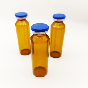 XZ LAB ZX-002 30ml Borosilicate Laboratory <b>Bottle</b> With Rubber Stopper Crimp Top Caps - Product Image 1