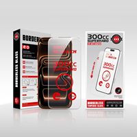 Nouveauté, verre trempé KK9 300CC HD 9H anti-rayures, protection d'écran sur mesure pour téléphone portable pour 15/16/17/18 Pro Max