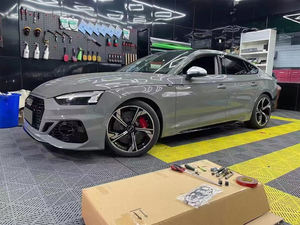 Jupes latérales automatiques de haute qualité pour <span class=keywords><strong>Audi</strong></span> A5 2017-2020 mise à niveau vers RS5 <span class=keywords><strong>2021</strong></span> + jupe latérale de pièces automobiles de Modification ancienne à nouvelle - Product Image 2