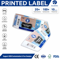 Autocollants en papier couché personnalisés à prix de gros, impression d'images haute définition, finition sur mesure pour emballages de produits