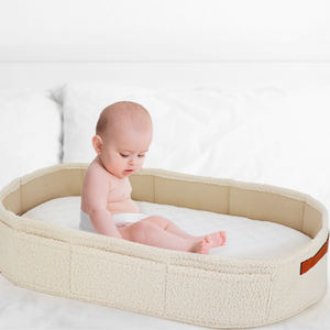 Vente chaude Portable Durable Teddy Velours <span class=keywords><strong>Feutre</strong></span> Bébé Couche Panier <span class=keywords><strong>À</strong></span> Langer Transporteur Panier <span class=keywords><strong>À</strong></span> Langer Nouveau-Né Essentials - Product Image 4