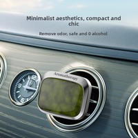Nouveau diffuseur de parfum de luxe en métal style agate pour grille d'aération de voiture, longue durée, éliminateur d'odeurs, coffret cadeau, logo personnalisé, vente en gros