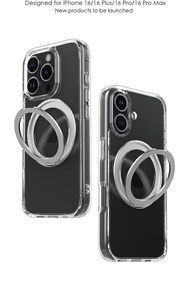 Sang trọng mạnh mẽ từ 2800 + Matte mờ mờ 360 xoay đứng chủ điện thoại di động Trường hợp đối với <span class=keywords><strong>iPhone</strong></span> 16 15 14 13 Pro Max - Product Image 2