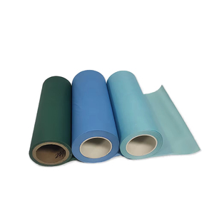 Tela no tejida laminada con adhesivo termofusible para materiales quirúrgicos/viscosa poliéster/película de <span class=keywords><strong>PE</strong></span> compuesta con unión química - Product Image 3