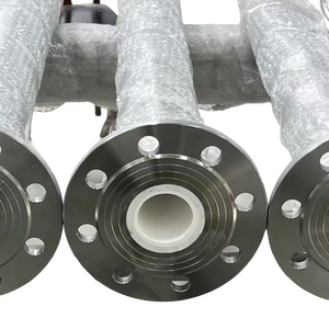 Tubi in Ceramica Resistenti all'Usura Rivestiti con <span class=keywords><strong>Anelli</strong></span> in Ceramica per il Trasporto di Polveri - Product Image 1