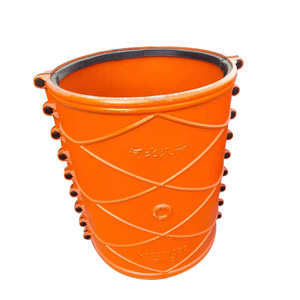 Codo de entrada de agua tipo dividido de hierro dúctil 50-900mm para reparación de tuberías, fabricado en Hebei - Product Image 1