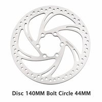 Rotor de frein à disque VTT 160mm 180mm 203mm en acier inoxydable, 6 boulons, disque fixe pour vélo de montagne et de route, frein hydraulique