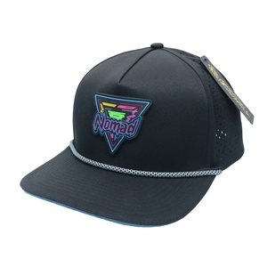 Gorra de béisbol personalizada de 5 paneles con diseño de espiga, bolsillo, transpirable, impermeable, cierre de doble hebilla, deportiva con imagen impresa - Product Image 4