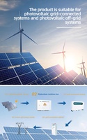 Boîtier de Combinaison Photovoltaïque Solaire Conforme CE avec Protection Foudre 4 Entrées 2 DC 1000V 32A Fusible Étanche IP65 6 Prises