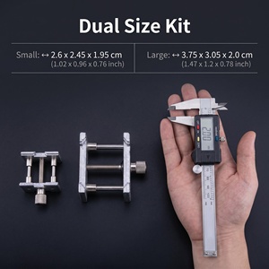 Metal <strong>Watch</strong> Movement Holder, <strong>Watch</strong> Movement Clamp, 2 in 1 <strong>Reversible</strong> <strong>Watch</strong> Wristwatch Case Vice Clamp Repair Tool - Product Image 5