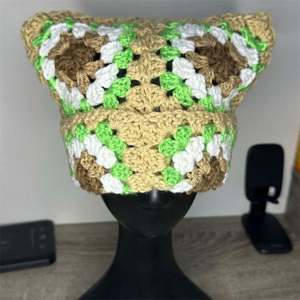 Gorros de Ganchillo Hechos a Mano al por Mayor, Gorros Tejidos a Mano para Halloween, Multicolor, Diseño Granny Square, para Viaje, 100% Acrílico, Unisex, para Adultos - Product Image 5