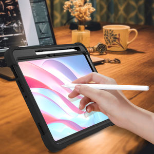 Funda Protectora Resistente para Tablet Xiaomi Pad 7 / 7 <span class=keywords><strong>Pro</strong></span>, Carcasa Rígida de PC + Silicona Suave a Prueba de Golpes con Soporte - Product Image 6