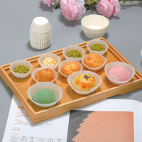 Moules à muffins en papier blanc de qualité alimentaire allant au four