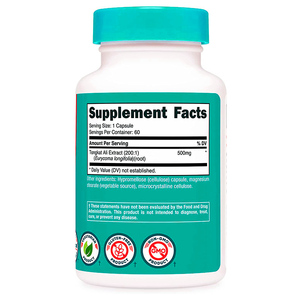 Cápsulas Duras con Fórmula Personalizada OEM ODM, Suplemento Orgánico de Tongkat Ali para Energía y Salud Inmunológica para Adultos, No Apto para Mujeres Embarazadas - Product Image 3
