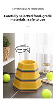 Gamelle pour animaux de compagnie en plastique hexagonale légère et durable, couleur unie, pour usage intérieur, mangeoire pour chat, prix d'usine, pour commande en gros