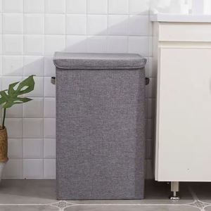 <b>Rectangle</b> Collapsible Fabric Laundry <b>Bins</b> for Bedroom Bathroom or Dorm Use for Clothes Toys Bedding Storage - Product Image 5