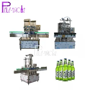 1000-1500BPH Automatic 0-2L Glass Bottle Pull ring cap carbonated beverage / soft drink Filling Machine/ Plant / Line