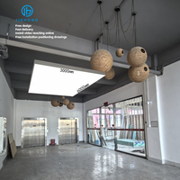 Plafonnier LED en tissu pour boîte Plafonnier en tissu extensible Plafonnier LED rétro-éclairé pour boîte Lampe de travail