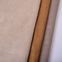 Tissu en polyester tricoté Scuba Suede couleur personnalisée, antistatique et extensible, pour vêtements, fabriqué en Chine