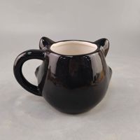 Fabricant OEM ODM de tasses en céramique moulées sur mesure, moulées par éclaboussure, en forme d'animal, entièrement personnalisables pour les projets de cadeaux en gros
