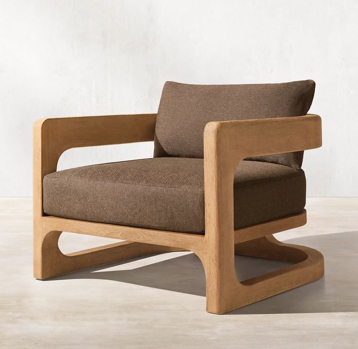 New Arrival high-end modern garden sets patio furniture teak wood Garden sofas single sofa