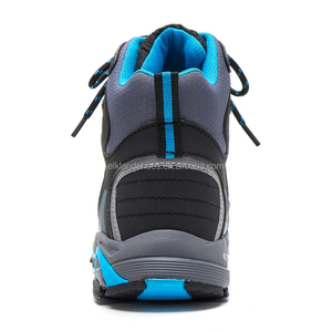 รองเท้าบูทนิรภัยแบบผูกเชือกหนังแท้สำหรับผู้ชายคุณภาพสูงจาก Elkland พื้นรองเท้าคอมโพสิต พร้อมพื้นรองเท้าชั้นกลาง EVA+ยาง พื้นรองเท้าด้านนอกทำจากยาง น้ำหนักเบา เหมาะสำหรับทำงาน - Product Image 3