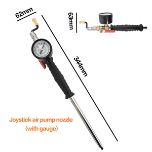 Válvula de Aire de Alta Resistencia de 220 PSI con Doble Cabezal y Conexión Rápida para Manómetro de Inflador, Accesorios para Compresor de Coche, Camión y Bicicleta - Product Image 5