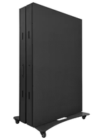 Écran d'affichage LED pliable P2.5 pour extérieur, étanche IP65, signalisation numérique mobile, écran publicitaire LED