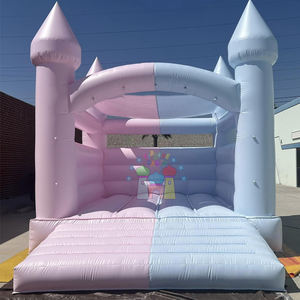 <span class=keywords><strong>Castillo</strong></span> hinchable para fiesta de niños al aire libre con soplador de aire <span class=keywords><strong>Castillo</strong></span> Inflable Color melocotón Casa inflable para rebotar - Product Image 3