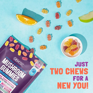 OEM organik ashashandha mantar Gummies mantar takviyesi performans artırıcı erkekler kadınlar için bağışıklık ve odak desteği - Product Image 2