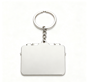 <b>Camera</b> Shape Metal Key Chain Enamel Keyring Silver Black Pendant Gift Souvenir - Product Image 4