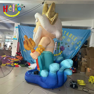 Inflatable phim hoạt hình mô hình Inflatable biển Vua Inflatable Neptune với cây đinh ba - Product Image 4