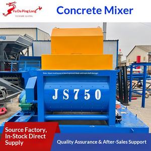 Estación Mezcladora de Concreto Automática Js750, Mezcladora de Concreto Comercial, Mezcladora de Concreto de Doble Eje Horizontal Forzado - Product Image 5