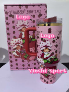 Fragola disegni 40 Oz tazza per auto qualsiasi cartone animato simpatico modello vinny acciaio inossidabile isolato 40 oz bicchiere di natale - Product Image 3