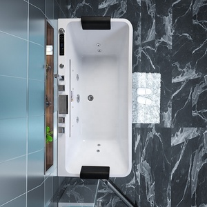 Venta de Fábrica: Bañera de Hidromasaje de Lujo Independiente con Burbujas para 2 Personas, Jacuzzi Personalizado con Masaje y <span class=keywords><strong>SPA</strong></span> - Product Image 5