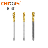 Juego de Brocas Espiralizadas de Acero Aleado HSS con Recubrimiento de TIN DIN371 CHTOOLS, Anillo Azul, Tamaños 3mm 8mm 5mm 5.5mm 10mm, Machos de Máquina