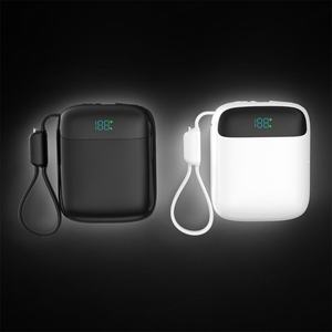 Batterie externe portable 10000mAh 20000mAh avec affichage numérique, charge rapide 22.5W, câble intégré - Product Image 5