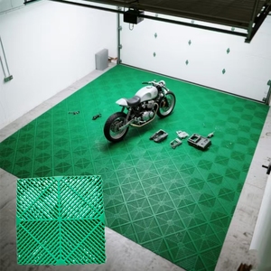 Dalles de <span class=keywords><strong>sol</strong></span> de garage en PP <span class=keywords><strong>PVC</strong></span> emboîtables 40x40cm, antidérapantes, imperméables, modulaires, à clipser, revêtement de <span class=keywords><strong>sol</strong></span> en plastique pour garage automobile, lavage de voitures - Product Image 6