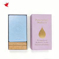 Kartu Permainan Cetak Kustom Penuh dengan Inspirasi Kartu Afirmasi Positif dengan Kotak Kayu, Kartu Tarot, Kartu Permainan yang Dipersonalisasi