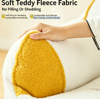 Coussin de sol avec dossier intégré, pouf de canapé relaxant, coussin de siège tatami pour enfants, pour balcon, chambre et maison