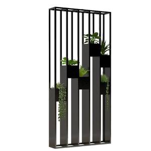 Étagère de rangement moderne en MDF de style nordique avec plantes vertes, séparateur de pièce, écran pour la maison, le bureau et l'école - Product Image 5